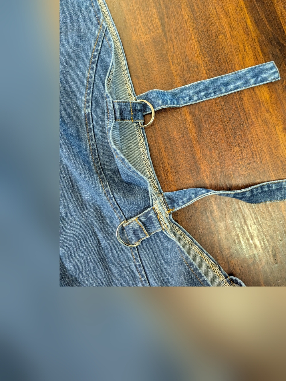 Peppermayo Denim Jumper NWT Women's Size 0 - Picture 5 of 9